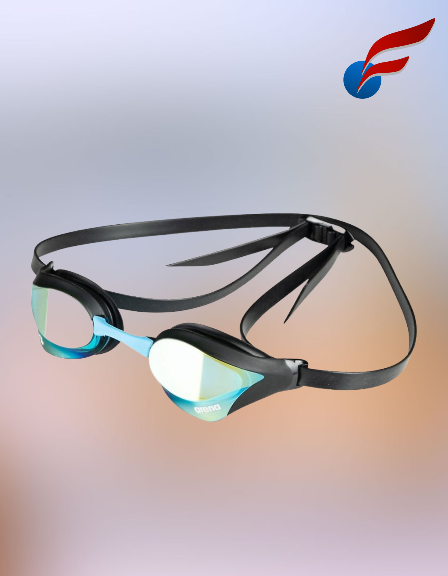Óculos de natação Arena Cobra Core Swipe com lentes espelhadas