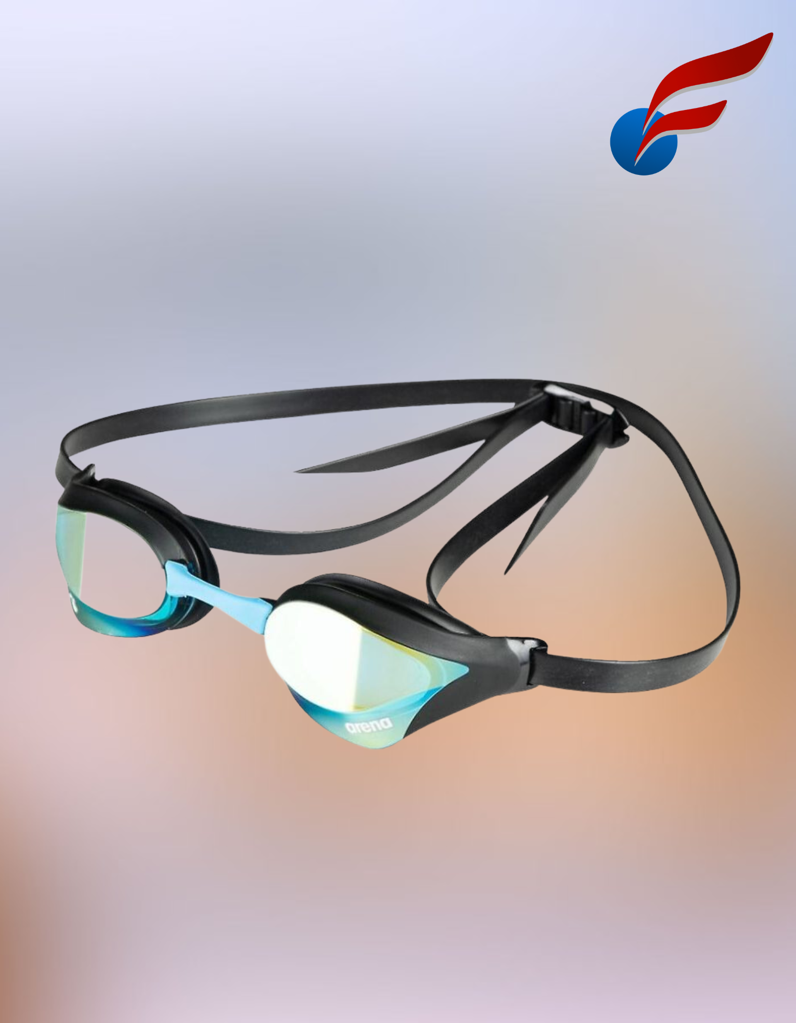 Óculos de Natação Cobra Ultra Swipe Lente Transparente Arena Azul