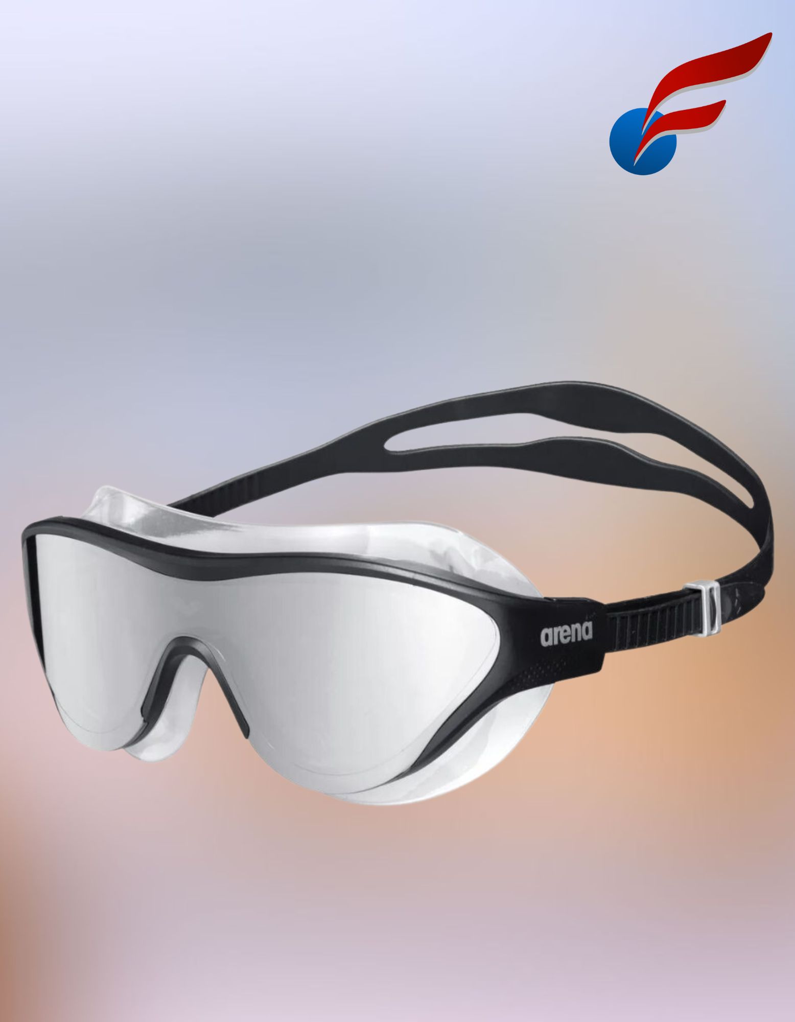 Óculos de Natação Cobra Core Swipe Lente Transparente Arena Azul