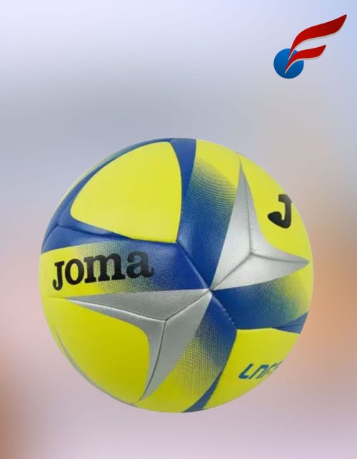 BOLA DE FUTSAL CN AGUILA LNFS TAMANHO 62 AMARELO PRETO E AZUL JOMA